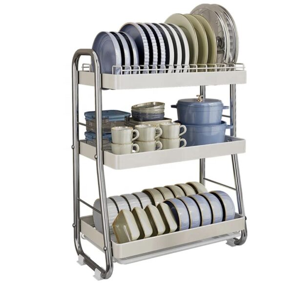 3-Layer Anti-Rust Dish Rack