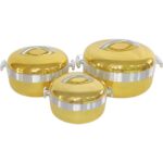 3-Piece Luxurious Food Warmer Set