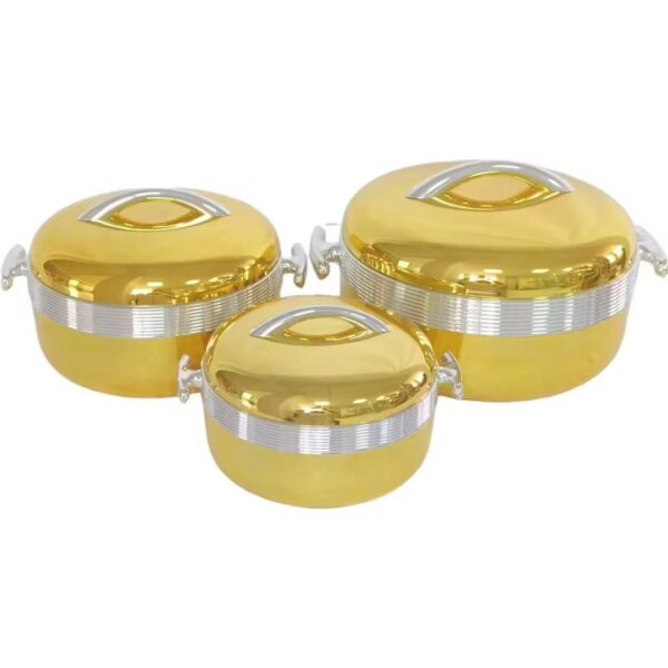 3-Piece Luxurious Food Warmer Set