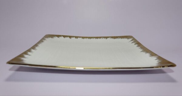 2pcs Square Ceramic Plate Set