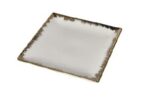 2pcs Square Ceramic Plate Set