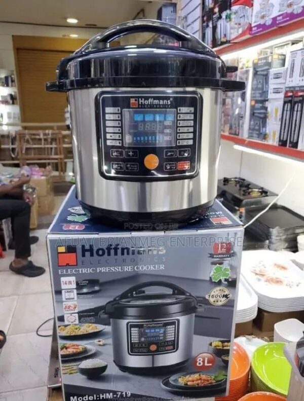 Hoffman 8L 1600W Electric Pressure Cooker
