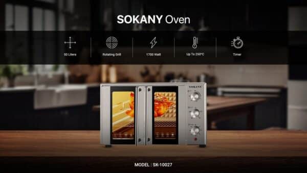 Sokany French-Door Toaster Oven