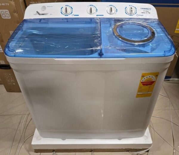 Nasco 15kg Twin-Tub Washing Machine