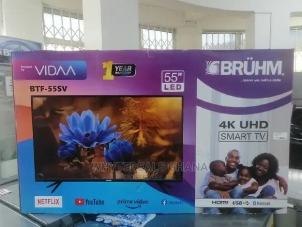 Bruhm Professional 55" 4K UHD QLED Smart TV