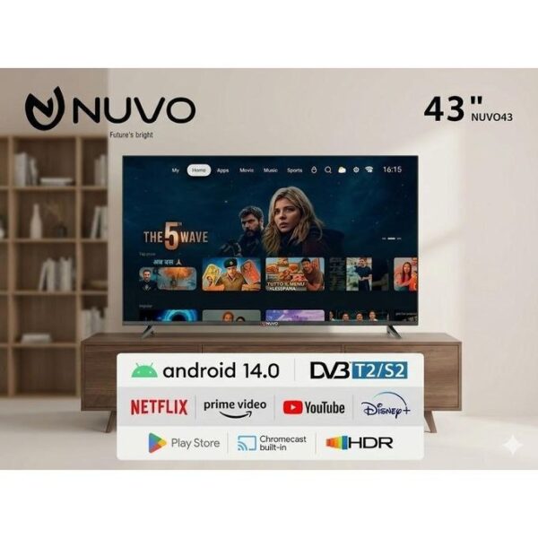 Nuvo™ 43" 4K UHD Professional Smart Android 13 TV