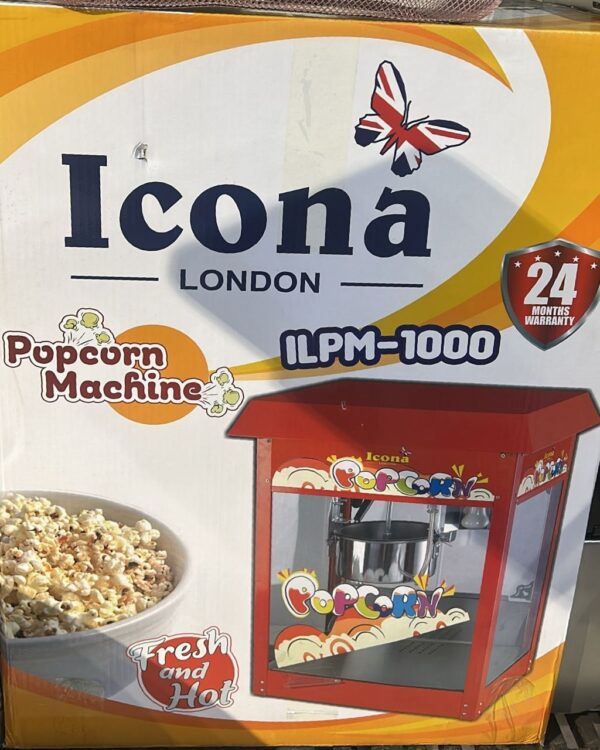 Icona London Professional Popcorn Machine