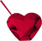 Romantic Heart-Shaped Professional Novelty Tumbler with Straw