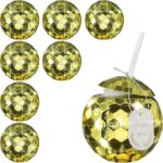 Disco Ball Tumbler with Lid and Straw