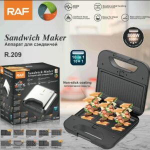 RAF 10-in-1 Sandwich Maker & Multi-Grill