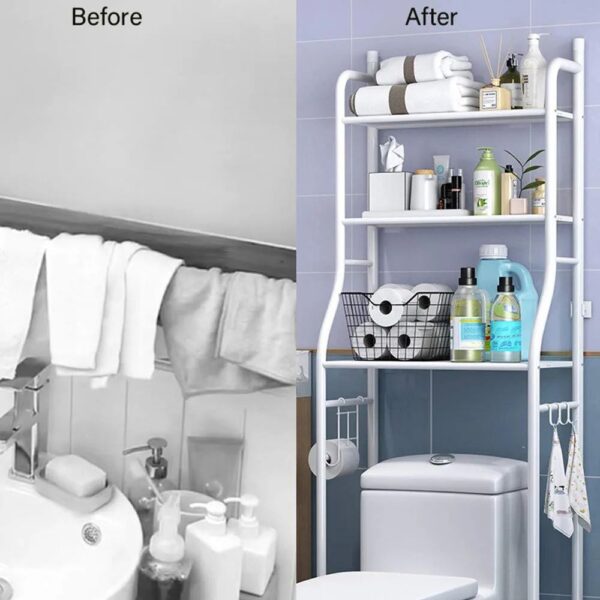 Professional 3-Tier Over-the-Toilet Multifunctional Storage Rack