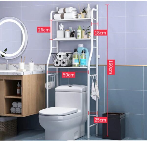 Professional 3-Tier Over-the-Toilet Multifunctional Storage Rack