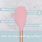 Rose Gold & Silicone 10-Piece Culinary Utensil Set