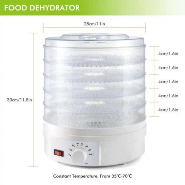 RAF 5-Tray Food Dehydrator (350W Series)
