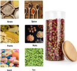 3-Piece Borosilicate & Bamboo 1000ml Pantry Suite