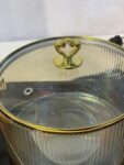 3.5L High-Borosilicate Amber Culinary Pot