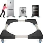 Heavy-Duty Adjustable Appliance Stand with 360° Wheels