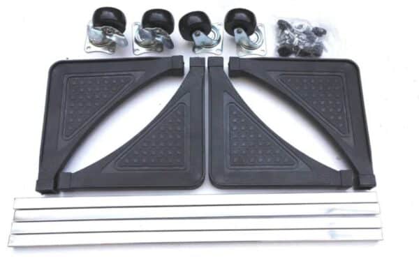 Heavy-Duty Adjustable Appliance Stand with 360° Wheels