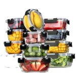 12-Piece Airtight Borosilicate Glass Storage Set