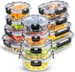 12-Piece Airtight Borosilicate Glass Storage Set