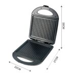 Sayona Suggar 3-in-1 1400W Sandwich & Waffle Maker