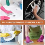 Reusable Microfiber Cleaning Napkin Roll