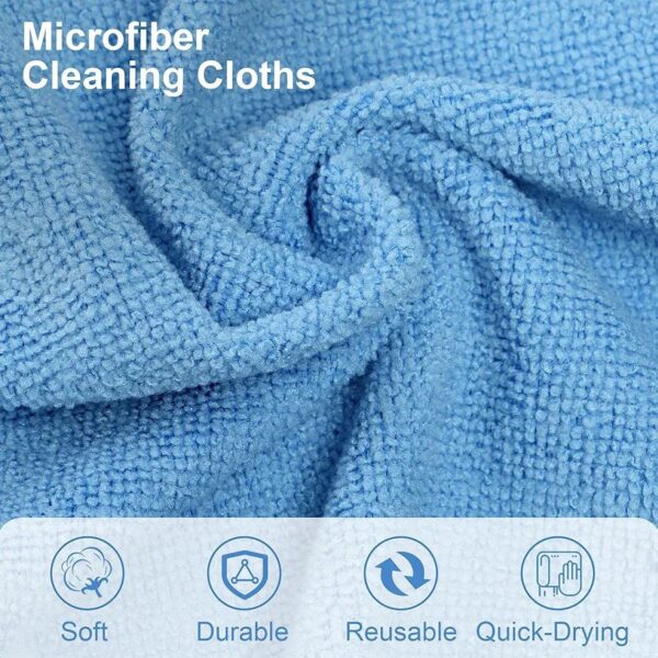 Reusable Microfiber Cleaning Napkin Roll