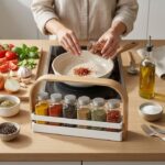 6-Piece Spice Rack Suite & Seasoning Organizer