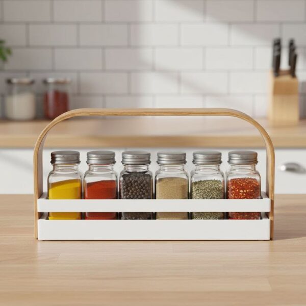 6-Piece Spice Rack Suite & Seasoning Organizer