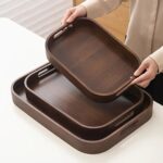 3-Piece Nested Wooden Serving Tray Suite