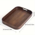 3-Piece Nested Wooden Serving Tray Suite