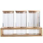3-Piece Borosilicate Storage Canister Suite