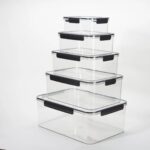 Extra Large 5-Piece Stackable Storage Bowl Set(small)