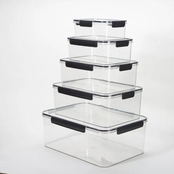 Extra Large 5-Piece Stackable Storage Bowl Set(small)