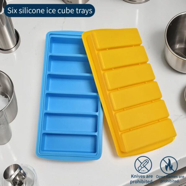 6-Hole Silicone Mould with Lid