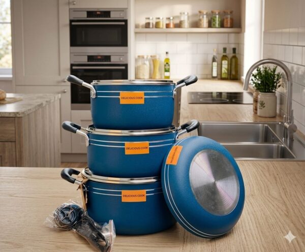 7-Piece Professional Granite Cookware Set