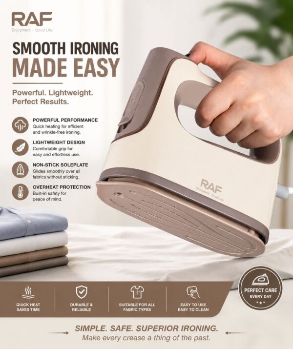 BOMN Mini Handheld Garment Steamer & Smart Steam Iron