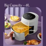 Silver Crest™ 8-Litre Heavy-Duty Digital Air Fryer