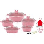 Dessini5-Piece Granite Non-Stick Cookware Set